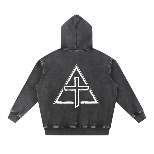 Snow Washed Oversized Hoodie