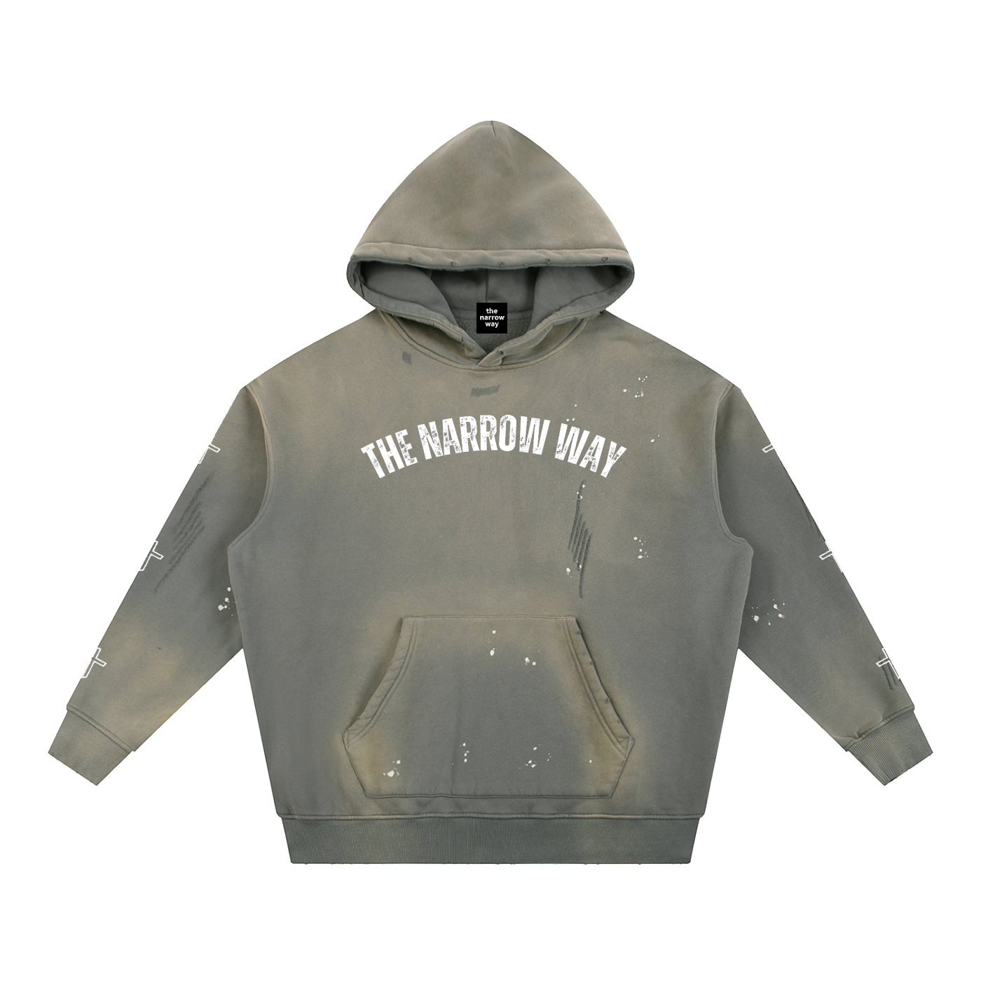 OG Vintage Frayed Hoodie - Gray